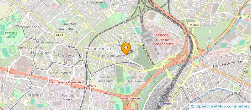 localisation de l'entreprise MONSIEUR LAURENT ROTH à STRASBOURG
