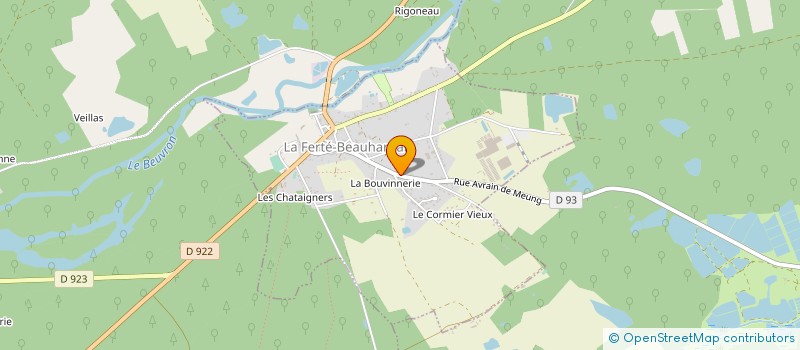 localisation de l'entreprise MONSIEUR LAURENT ROUBALLAY  LA FERTE-BEAUHARNAIS