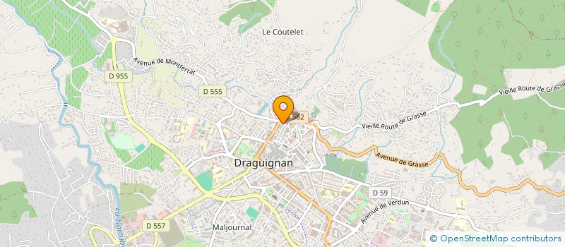 localisation de l'entreprise MONSIEUR LAURENT ROUILLON  DRAGUIGNAN