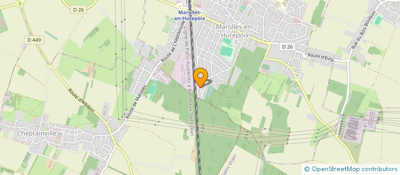 localisation de l'entreprise MONSIEUR LAURENT ROULLEAU à MAROLLES-EN-HUREPOIX
