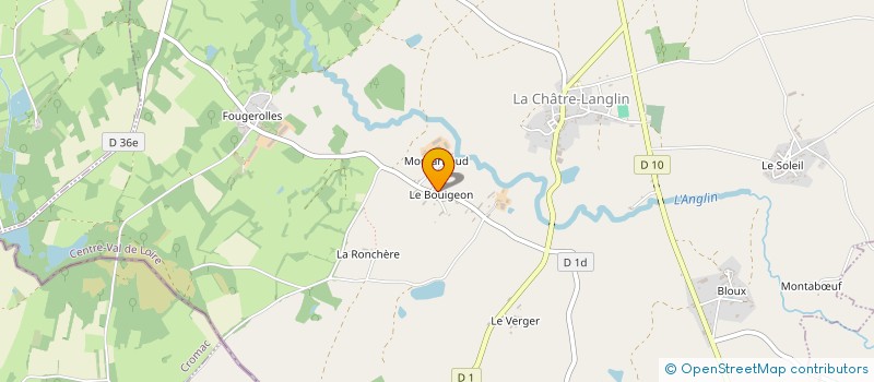 localisation de l'entreprise MONSIEUR LAURENT ROULLET à LA CHATRE-LANGLIN