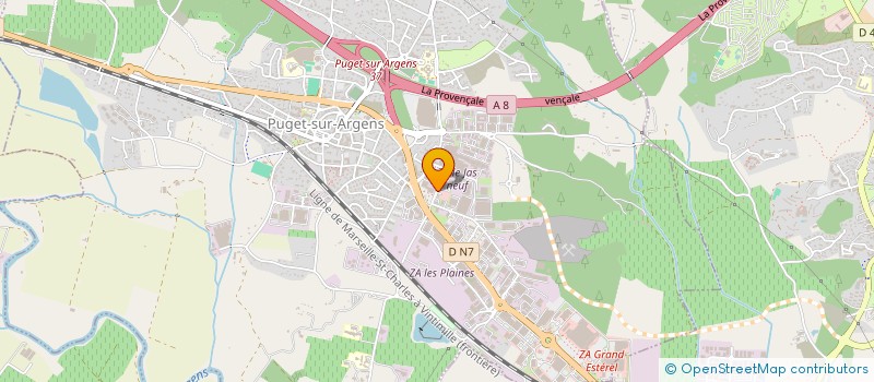 localisation de l'entreprise MONSIEUR LAURENT ROUMIEU  PUGET-SUR-ARGENS