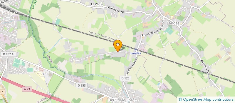 localisation de l'entreprise MONSIEUR LAURENT ROUSIES à LANDAS