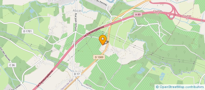 localisation de l'entreprise MONSIEUR LAURENT ROUSSEAU à ABZAC