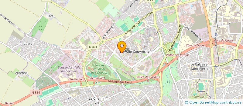 localisation de l'entreprise MONSIEUR LAURENT ROUSSEAU à CAEN