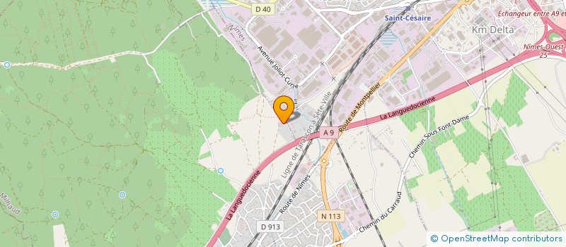 localisation de l'entreprise MONSIEUR LAURENT ROUSSEAU  MILHAUD