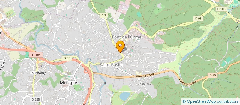 localisation de l'entreprise MONSIEUR LAURENT ROUSSEL à CAGNES-SUR-MER