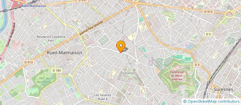 localisation de l'entreprise MONSIEUR LAURENT ROUSSEL à RUEIL-MALMAISON