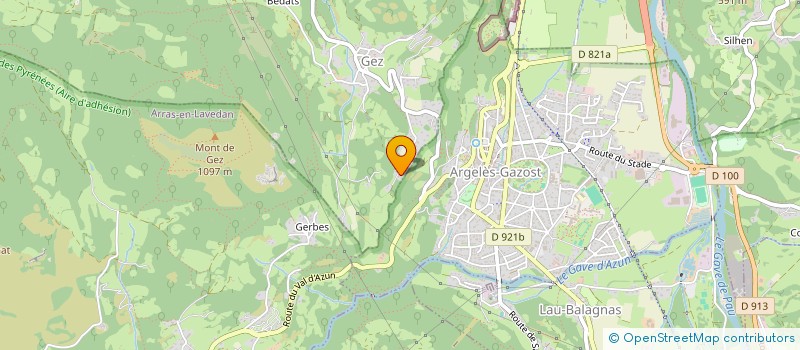 localisation de l'entreprise MONSIEUR LAURENT ROUSSELOT  GEZ