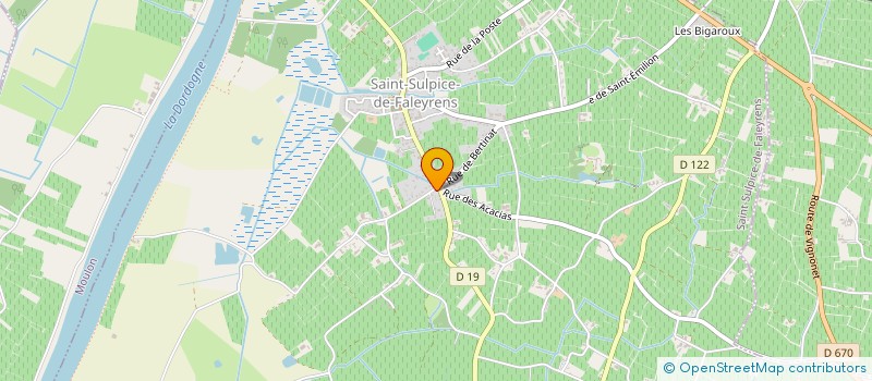 localisation de l'entreprise MONSIEUR LAURENT ROUSSELY  SAINT-SULPICE-DE-FALEYRENS