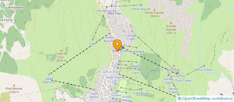 localisation de l'entreprise MONSIEUR LAURENT ROUSSET  LES DEUX ALPES