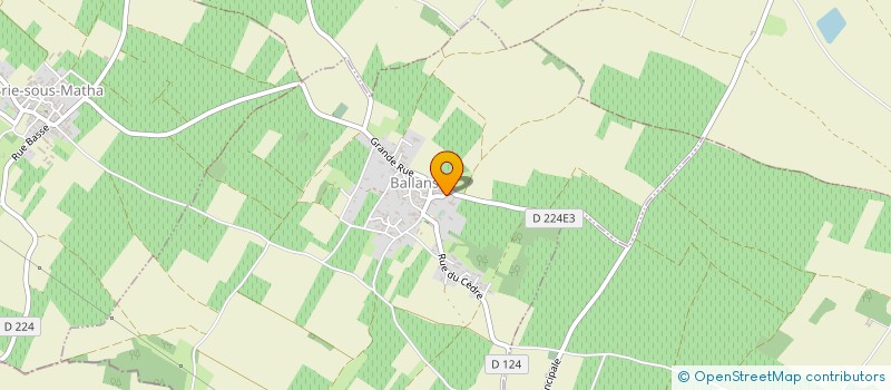 localisation de l'entreprise MONSIEUR LAURENT ROUSTEAU  BALLANS