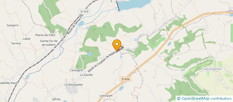 localisation de l'entreprise MONSIEUR LAURENT ROUTABOUL  BAJAMONT