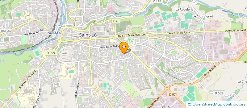 localisation de l'entreprise MONSIEUR LAURENT ROUVIER  SAINT-LO