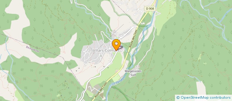 localisation de l'entreprise MONSIEUR LAURENT ROUX à VILLARS-COLMARS