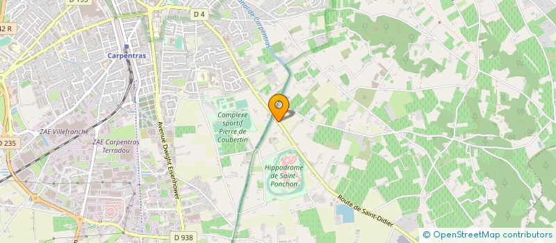 localisation de l'entreprise MONSIEUR LAURENT ROUX à CARPENTRAS