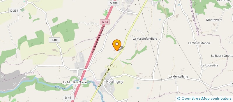 localisation de l'entreprise MONSIEUR LAURENT ROUYER à VILLEDIEU-LES-POELES-ROUFFIGNY