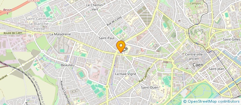 localisation de l'entreprise MONSIEUR LAURENT ROYER  CAEN