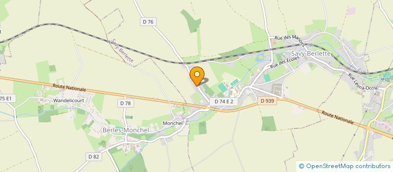 localisation de l'entreprise MONSIEUR LAURENT ROYEZ  SAVY-BERLETTE