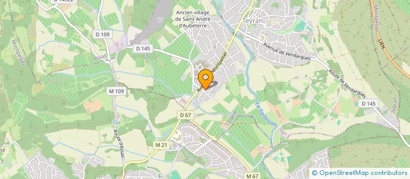 localisation de l'entreprise MONSIEUR LAURENT RUBIE  TEYRAN