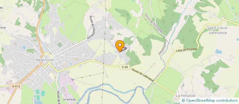 localisation de l'entreprise MONSIEUR LAURENT RUIZ  REALMONT