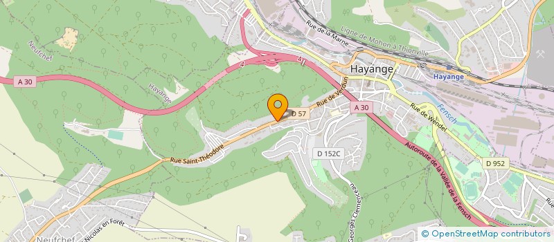 localisation de l'entreprise MONSIEUR LAURENT RUSAK  HAYANGE