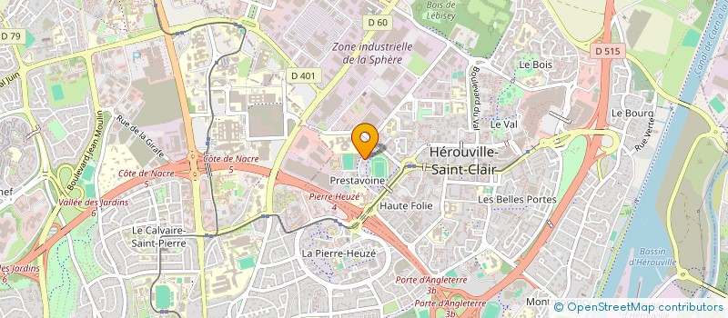 localisation de l'entreprise MONSIEUR LAURENT RUSS à HEROUVILLE-SAINT-CLAIR