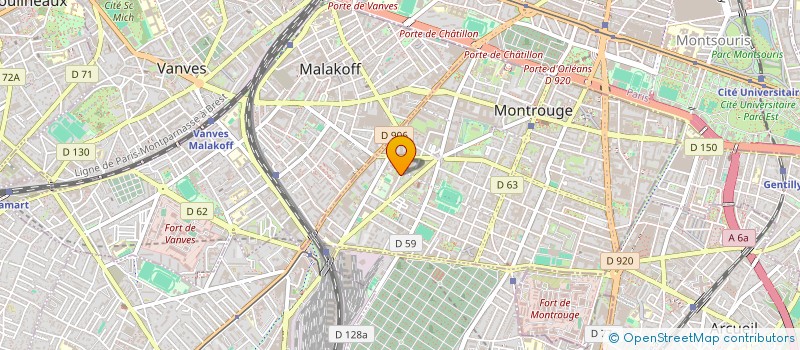 localisation de l'entreprise MONSIEUR LAURENT RUTIGLIANO  MONTROUGE