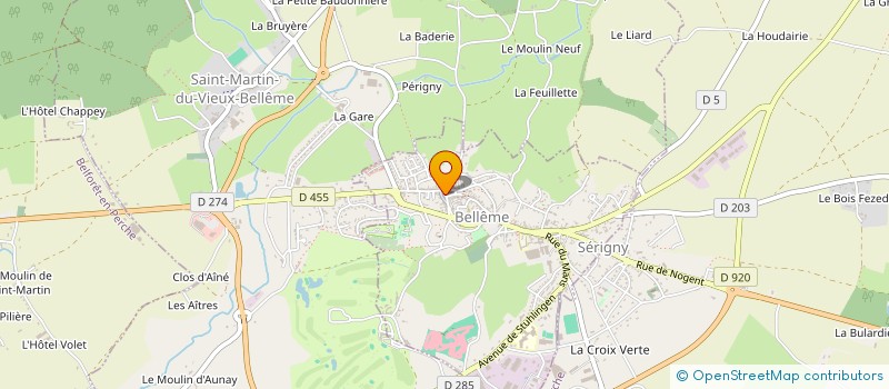 localisation de l'entreprise MONSIEUR LAURENT SAADOUN à BELLEME