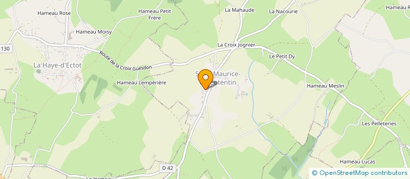 localisation de l'entreprise MONSIEUR LAURENT SABIN  SAINT-MAURICE-EN-COTENTIN