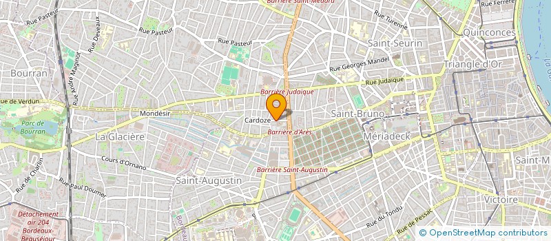 localisation de l'entreprise MONSIEUR LAURENT SADIRAC à BORDEAUX