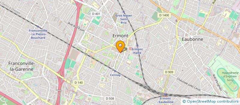 localisation de l'entreprise MONSIEUR LAURENT SADOUN  ERMONT