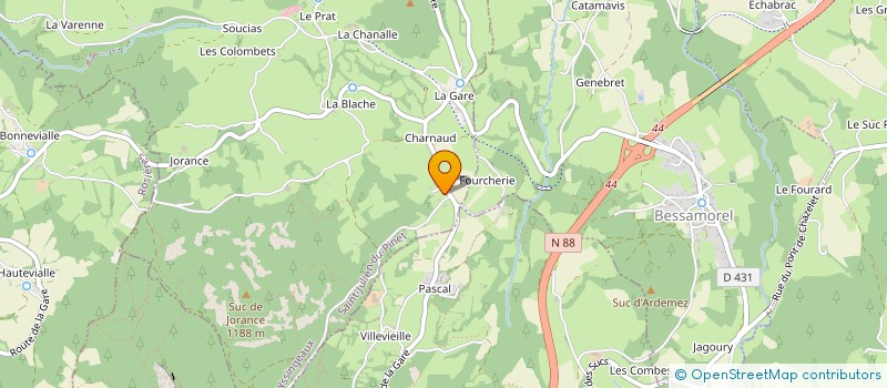 localisation de l'entreprise MONSIEUR LAURENT SAGNES  SAINT-JEURES