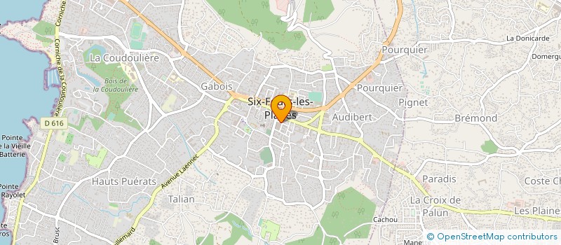 localisation de l'entreprise MONSIEUR LAURENT SAILLARD à SIX-FOURS-LES-PLAGES