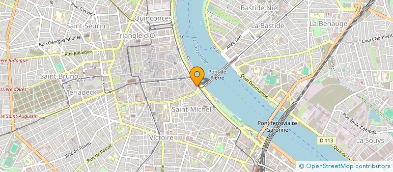 localisation de l'entreprise MONSIEUR LAURENT SAINT CLEMENTE  BORDEAUX