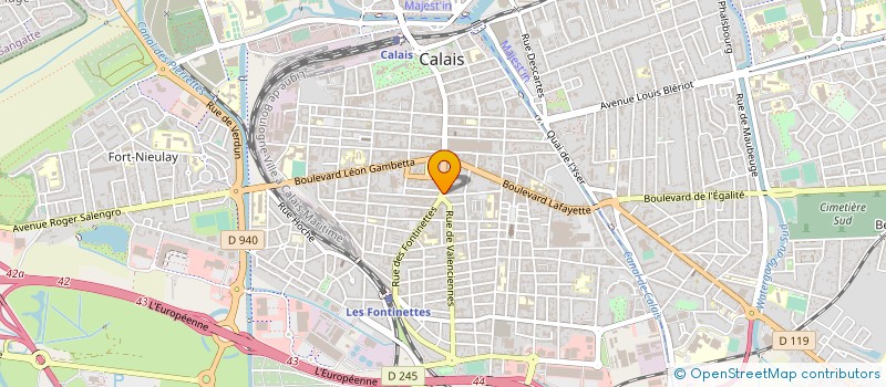 localisation de l'entreprise MONSIEUR LAURENT SAINT-GEORGES  CALAIS