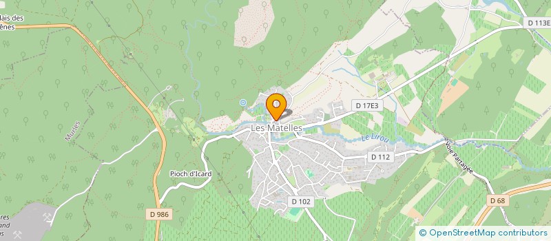 localisation de l'entreprise MONSIEUR LAURENT SAINT LEGER  LES MATELLES