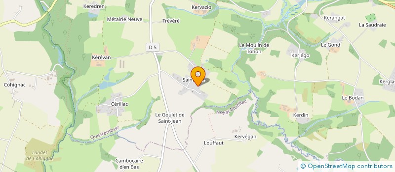 localisation de l'entreprise MONSIEUR LAURENT SALLE  QUESTEMBERT