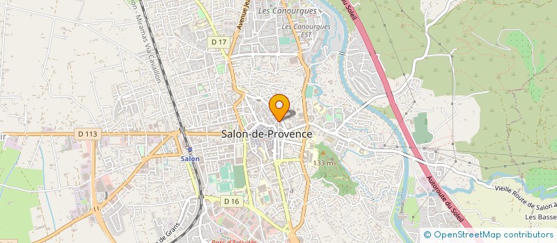 localisation de l'entreprise MONSIEUR LAURENT SALLIN  SALON-DE-PROVENCE