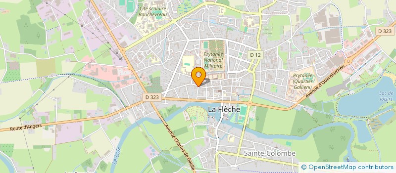 localisation de l'entreprise MONSIEUR LAURENT SALMON à LA FLECHE