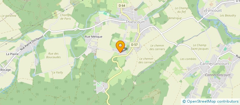 localisation de l'entreprise MONSIEUR LAURENT SALOMON  THIESCOURT