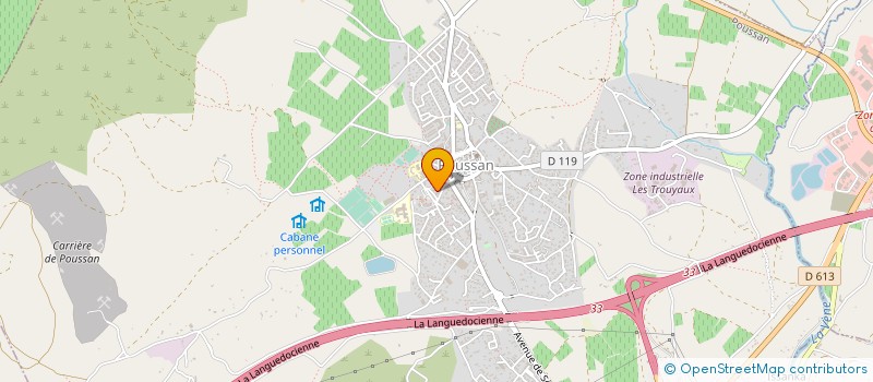 localisation de l'entreprise MONSIEUR LAURENT SALVAN  POUSSAN