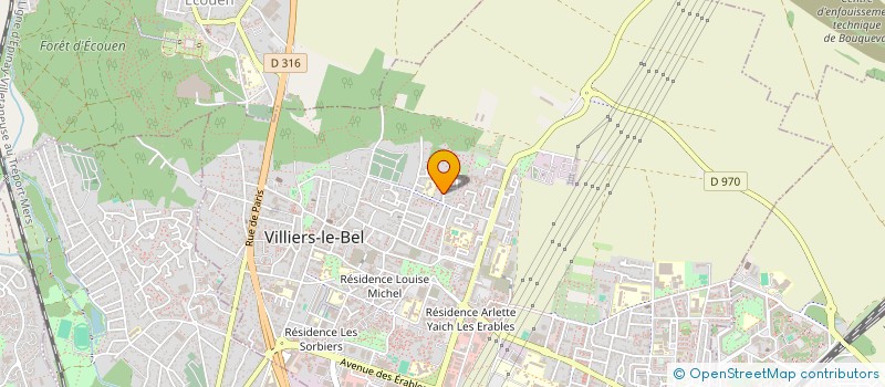 localisation de l'entreprise MONSIEUR LAURENT SAMY  VILLIERS-LE-BEL