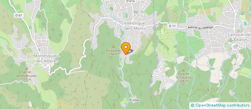 localisation de l'entreprise MONSIEUR LAURENT SAN EPIFANIO  VILLELONGUE-DELS-MONTS