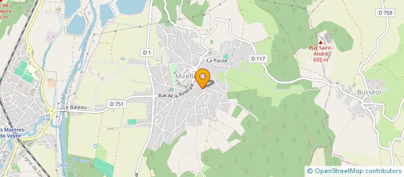 localisation de l'entreprise MONSIEUR LAURENT SANCHEZ  MIREFLEURS