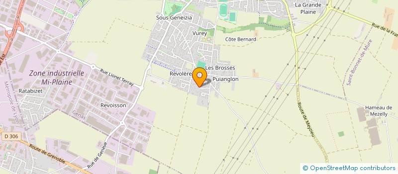 localisation de l'entreprise MONSIEUR LAURENT SANCHEZ  GENAS