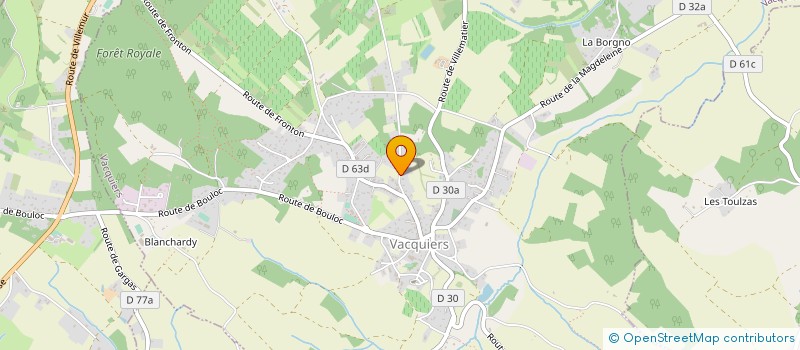 localisation de l'entreprise MONSIEUR LAURENT SANCHEZ  VACQUIERS