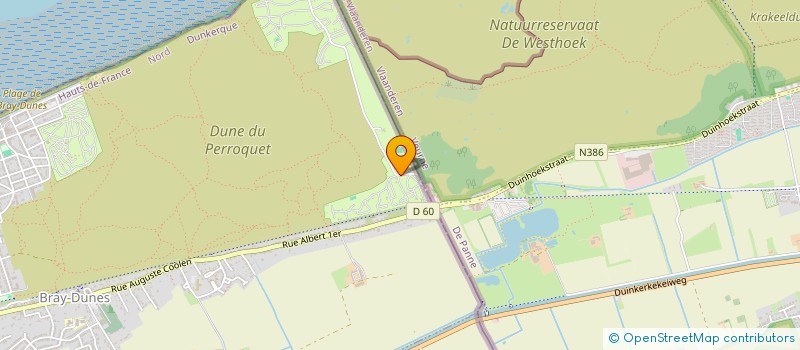 localisation de l'entreprise MONSIEUR LAURENT SANDT  BRAY-DUNES