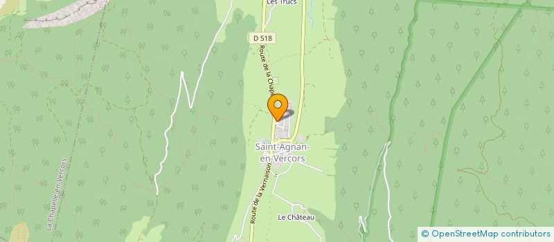 localisation de l'entreprise MONSIEUR LAURENT SANNIER  SAINT-AGNAN-EN-VERCORS