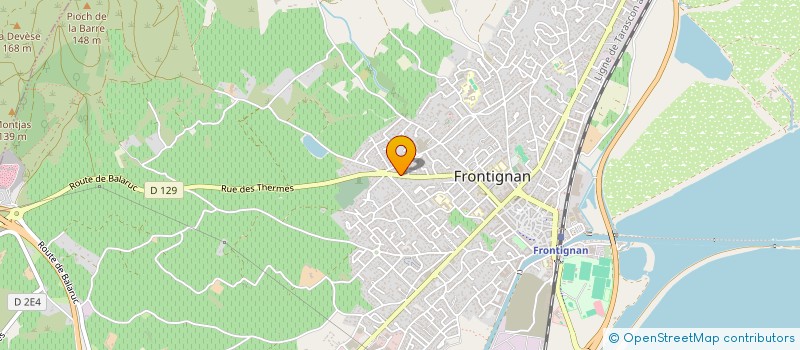 localisation de l'entreprise MONSIEUR LAURENT SANTUCCI à FRONTIGNAN